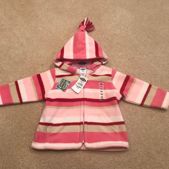 Old Navy Fleece Jacket. Size 6-12mo NWT - Picture 2 of 6